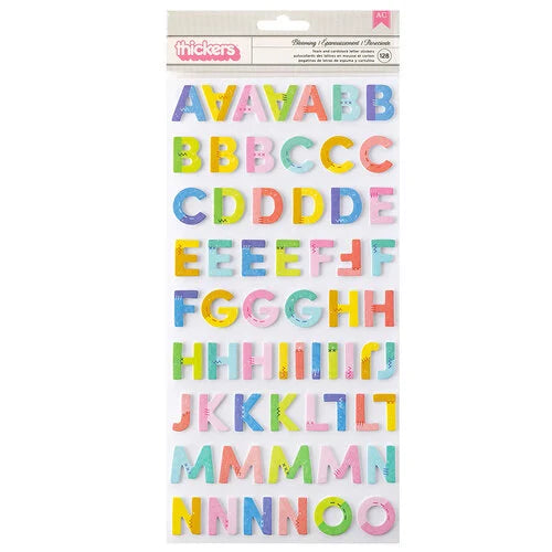 image_fd7e3ae6-12bd-4840-874a-b774b88ec359.jpg Thickers Paige Evans BLOOMING Wild Alphabet Foam Stickers - Image 1