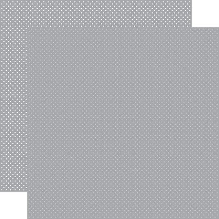 image_fead8735-8707-48a7-bc73-84c0a416cff0.jpg Carta Bella GREY DOTS 12"X12" Scrapbook Paper - Image 1