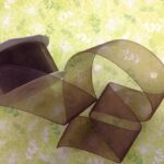 May Arts 1 1/2" Sheer Organza Ribbon 1 yard yd - Image 18
