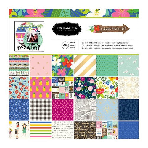 imagejpg_5fc60e4a-ee32-4150-9359-49fbf6846e01.jpg Jen Hadfield CHASING ADVENTURES 12"X12" Paper Pad 48 pc - Image 1