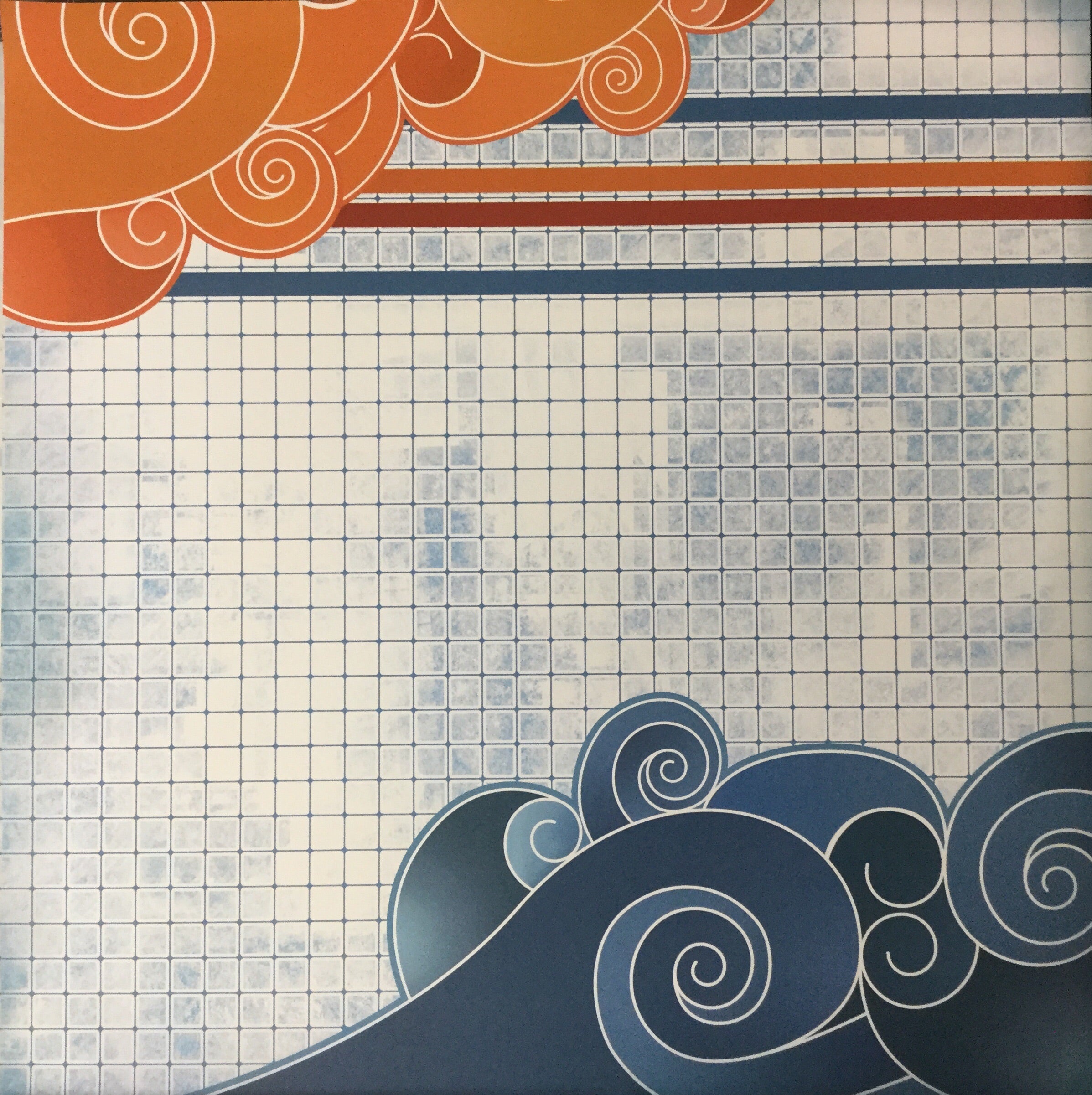 imagejpg_b05ccfd8-443b-4839-bb7a-51a03ee8ef27.jpg StoryTellers Paper POOL 12"X12" Cardstock Paper 2pc - Image 1