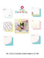 Webster's Pages SWEET ROUTINE Paper Kit 8pc B