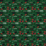 Scrapbook Customs CASINO GREEN 12”X12” Scrapbook Paper