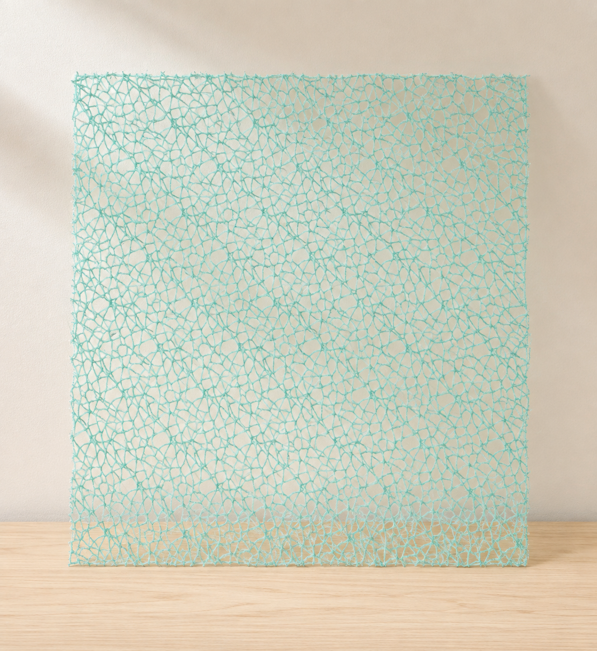 Mesh webbing Aqua 11x12 Scrapbooksrus MESH WEBBING AQUA 11"X12" Sheet - Image 1