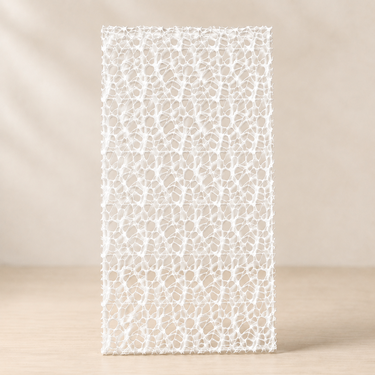 Mesh webbing White 7x12 Scrapbooksrus MESH WEBBING WHITE 7"X12" Sheet - Image 1
