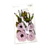 49 and Market NATURE'S BOUNTY SOFT LILAC Handmade Paper Flowers 12pc