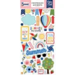 Echo Park MY FAVORITE SUMMER Chipboard Accents 48pc